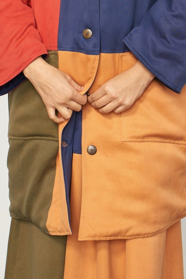 Mara Hoffman Mabel Coat - Multi/Colorblock Mara Hoffman Mabel Coat - Multi/Colorblock