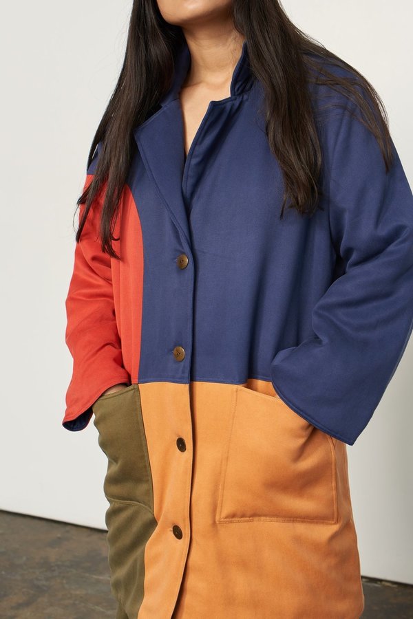 Mara Hoffman Mabel Coat - Multi/Colorblock Mara Hoffman Mabel Coat - Multi/Colorblock