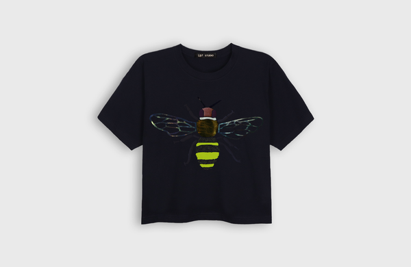 LB2 STUDIO Bee Crop T-shirt LB2 STUDIO Bee Crop T-shirt