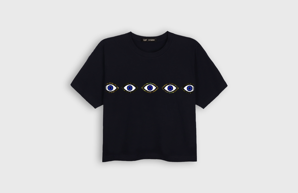 LB2 STUDIO Eyes Crop T-shirt LB2 STUDIO Eyes Crop T-shirt