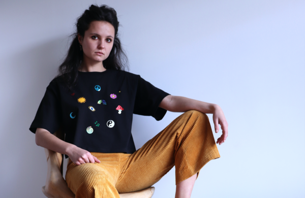 LB2 STUDIO Hippiemess Crop T-shirt LB2 STUDIO Hippiemess Crop T-shirt