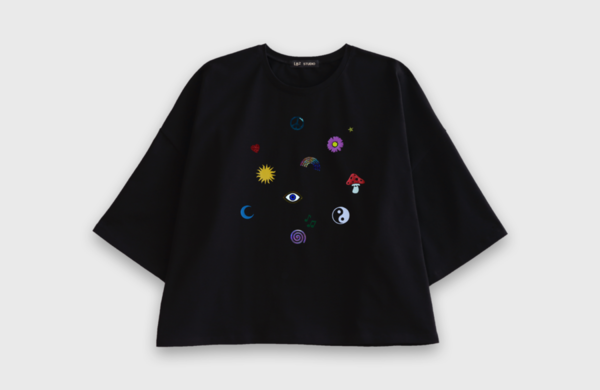 LB2 STUDIO Oversized Hippiemess T-shirt LB2 STUDIO Oversized Hippiemess T-shirt