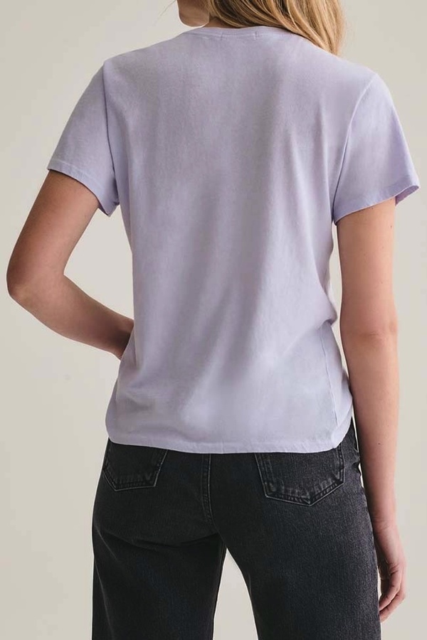 Agolde Mariam Classic Fit Tee - Grape Juice Agolde Mariam Classic Fit Tee - Grape Juice