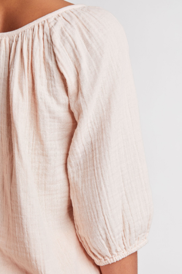 Apiece Apart Esa Long Sleeve Top - Blush Apiece Apart Esa Long Sleeve Top - Blush