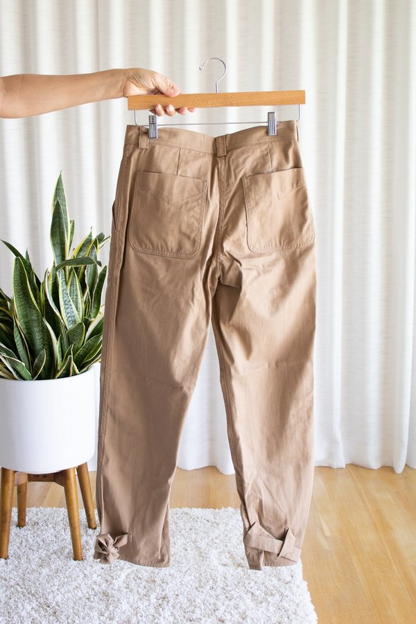 Trave Darcy Cinched Ankle Trouser - Blonde on Blonde Trave Darcy Cinched Ankle Trouser - Blonde on Blonde