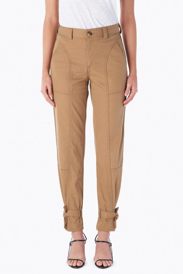 Trave Darcy Cinched Ankle Trouser - Blonde on Blonde Trave Darcy Cinched Ankle Trouser - Blonde on Blonde