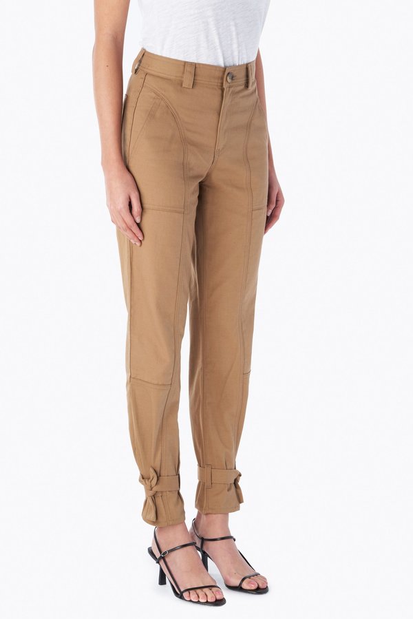 Trave Darcy Cinched Ankle Trouser - Blonde on Blonde Trave Darcy Cinched Ankle Trouser - Blonde on Blonde