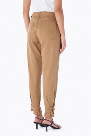 Trave Darcy Cinched Ankle Trouser - Blonde on Blonde Trave Darcy Cinched Ankle Trouser - Blonde on Blonde
