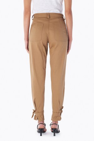 Trave Darcy Cinched Ankle Trouser - Blonde on Blonde Trave Darcy Cinched Ankle Trouser - Blonde on Blonde