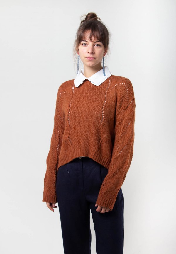 Native Youth Ellery Knit - Brown Native Youth Ellery Knit - Brown