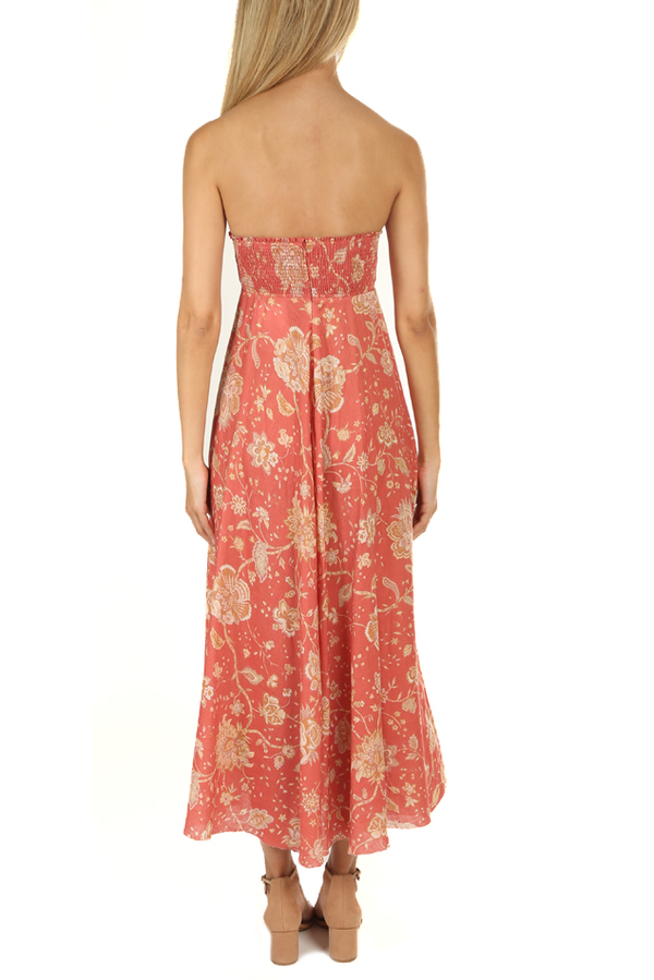 Zimmermann Veneto Strapless Long Dress - Red Paisley Zimmermann Veneto Strapless Long Dress - Red Paisley