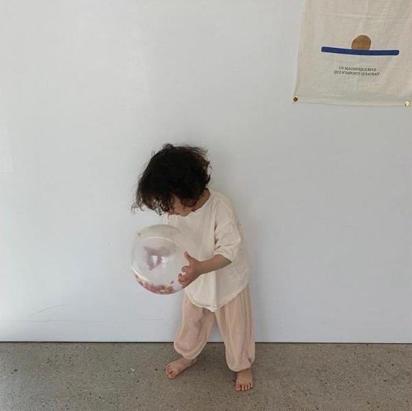 Kids Amore Ice Pant - Pale Peach Kids Amore Ice Pant - Pale Peach