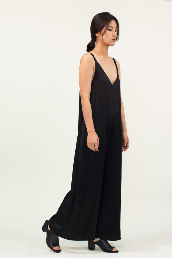 LACAUSA Santi Jumpsuit- Black LACAUSA Santi Jumpsuit- Black