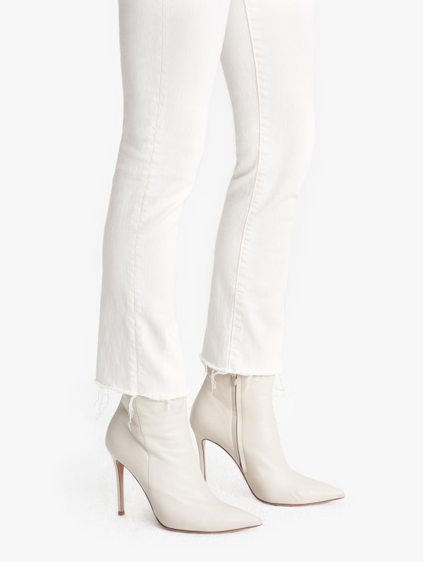 Mother Denim The Rascal Crop Fray Jeans - Cream Puffs Mother Denim The Rascal Crop Fray Jeans - Cream Puffs