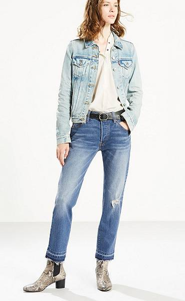 Levis Made & Crafted 501 Cropped Stretch Levis Made & Crafted 501 Cropped Stretch