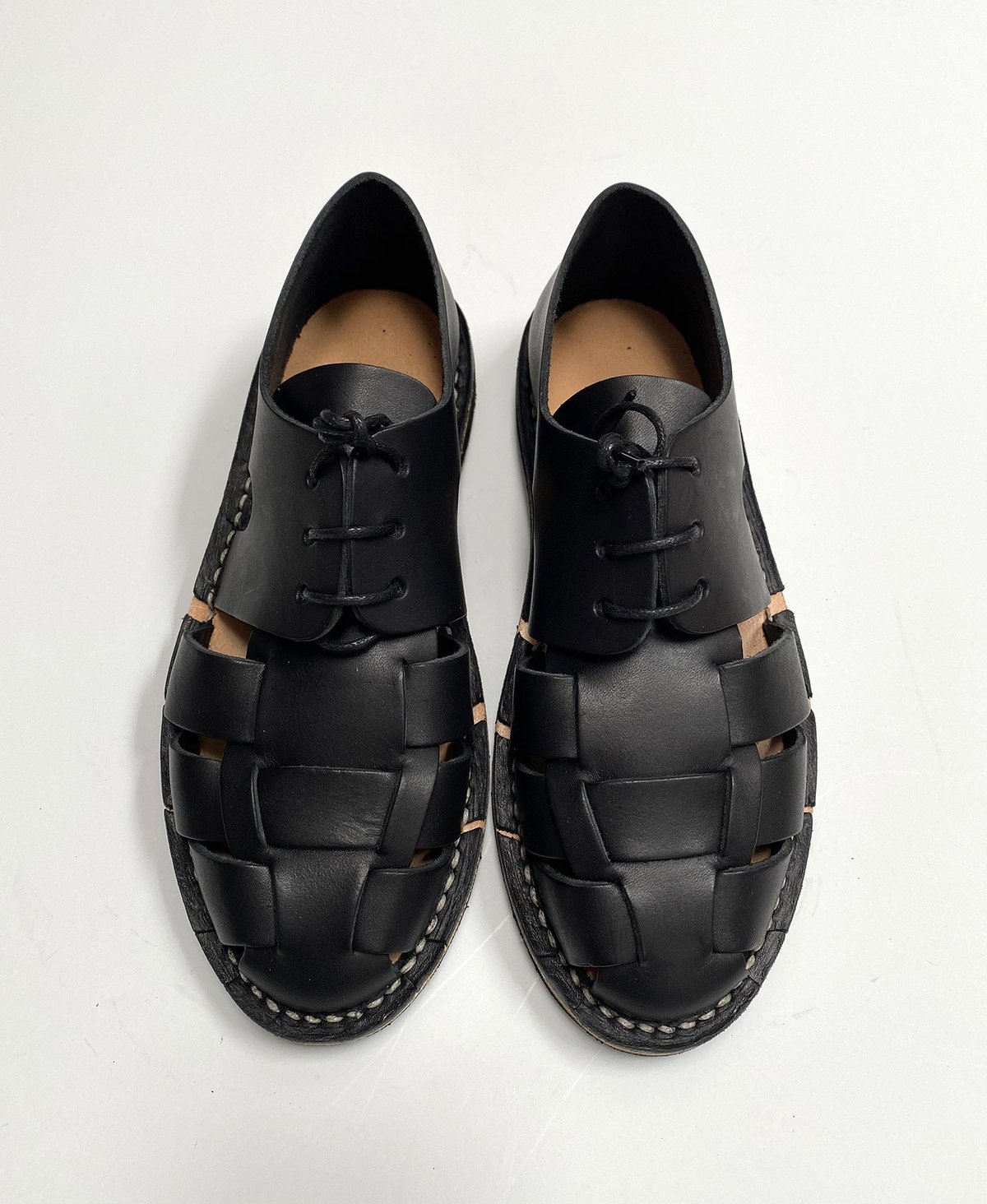 Steve Mono LACE UP SANDAL - BLACK - Image 2 of 5