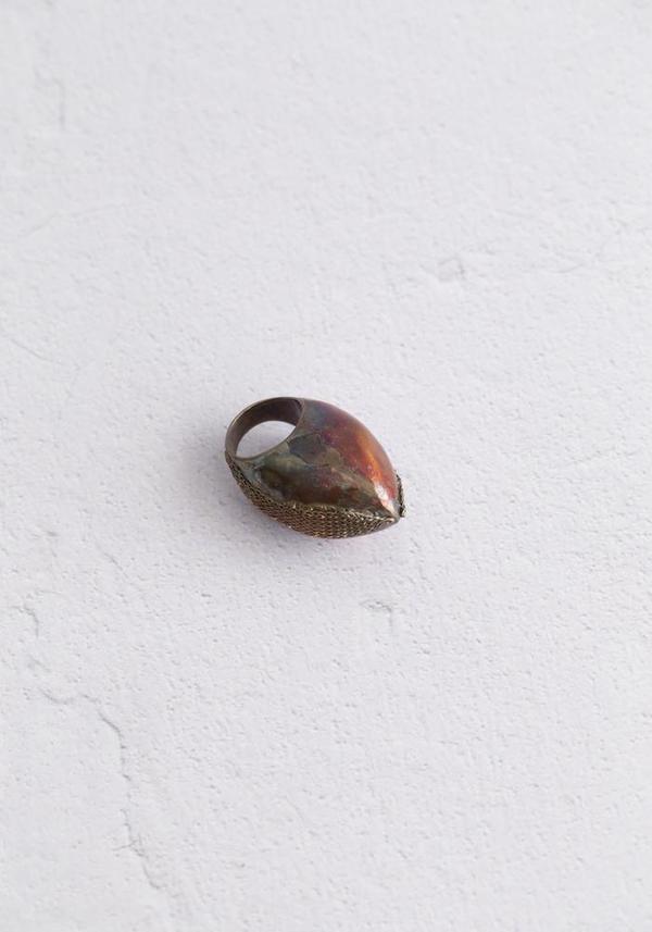 Milena Zu Bold Point Copper Ring Milena Zu Bold Point Copper Ring