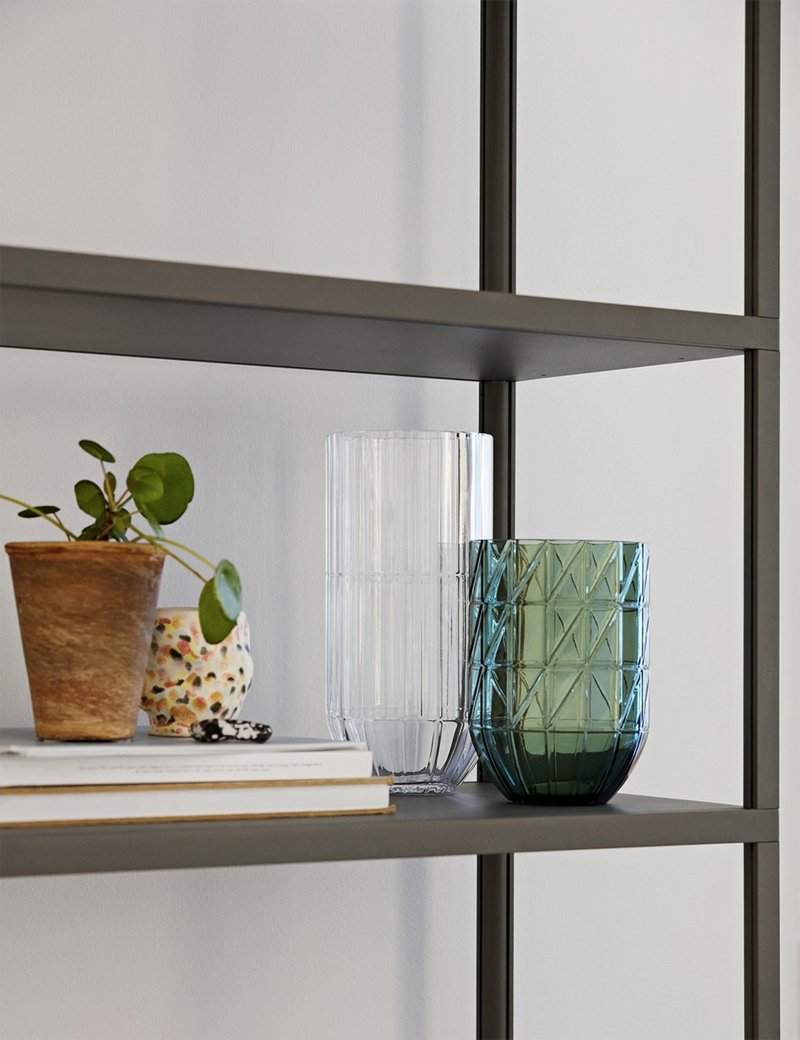 Hay X-Large Colour Glass Vase - Green | Garmentory