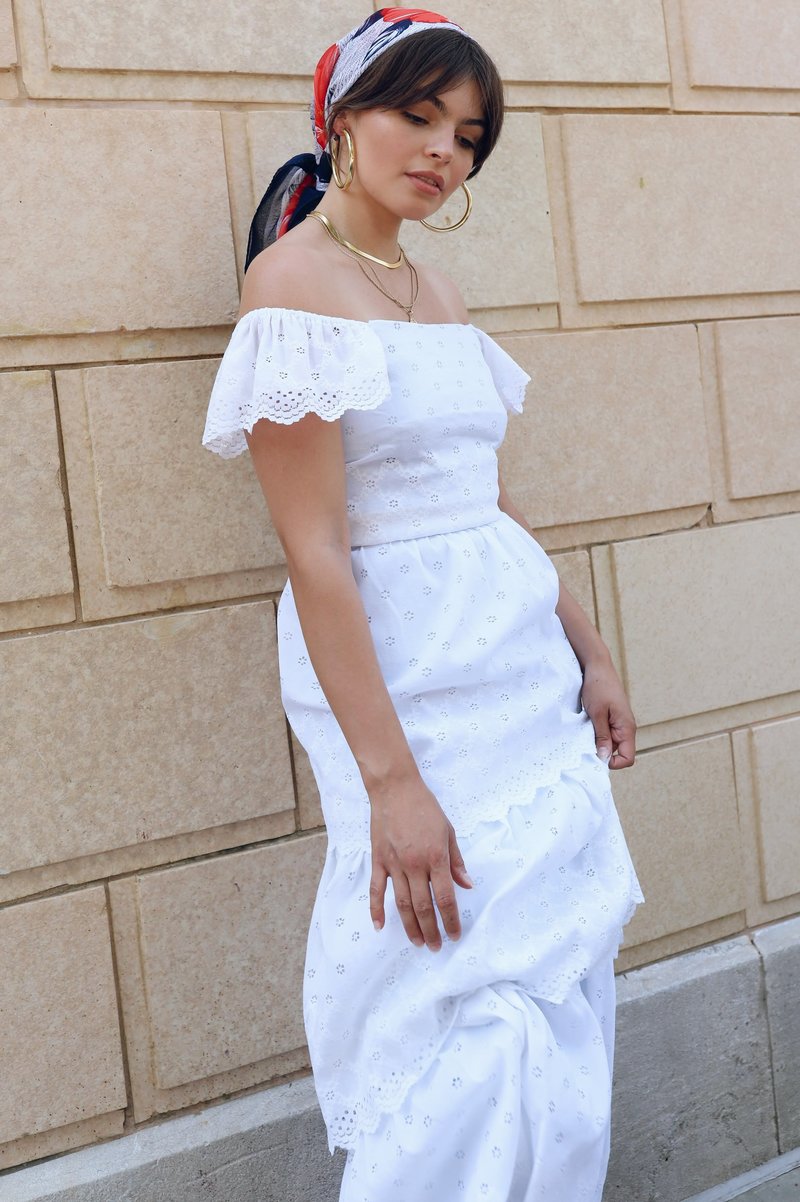 chinese dress ladies Gorgeous Excellence Lace Tiered Dress main image 1