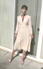 Vintage Derek Lam Silk Dress - Cream - Thumbnail 1