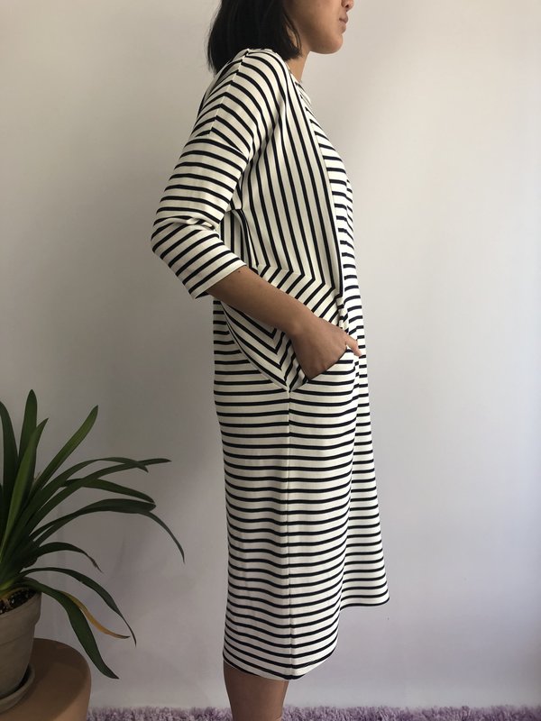 Valérie Dumaine Robe Indiana - Rayé Ivoire/Marine Valérie Dumaine Robe Indiana - Rayé Ivoire/Marine