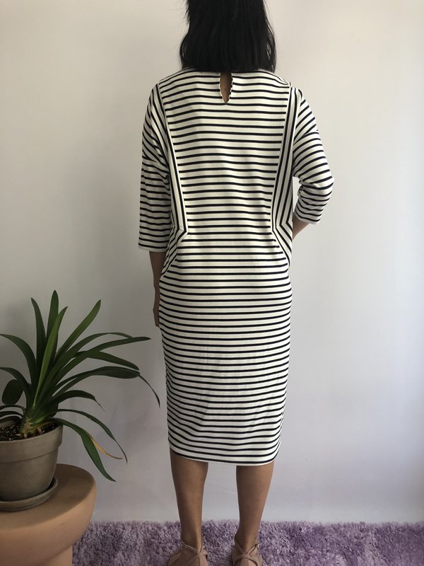 Valérie Dumaine Robe Indiana - Rayé Ivoire/Marine Valérie Dumaine Robe Indiana - Rayé Ivoire/Marine