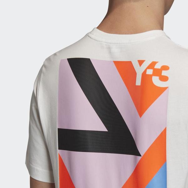 Adidas Y-3 U Swim Back Print SS Tee - White Adidas Y-3 U Swim Back Print SS Tee - White
