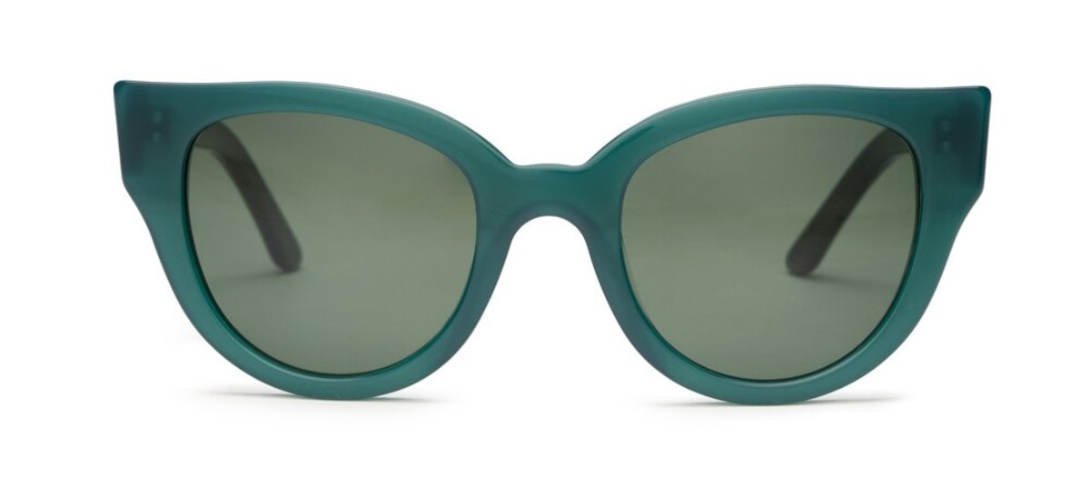 Carla Colour Barton Sunglasses - Moss - Image 1 of 3