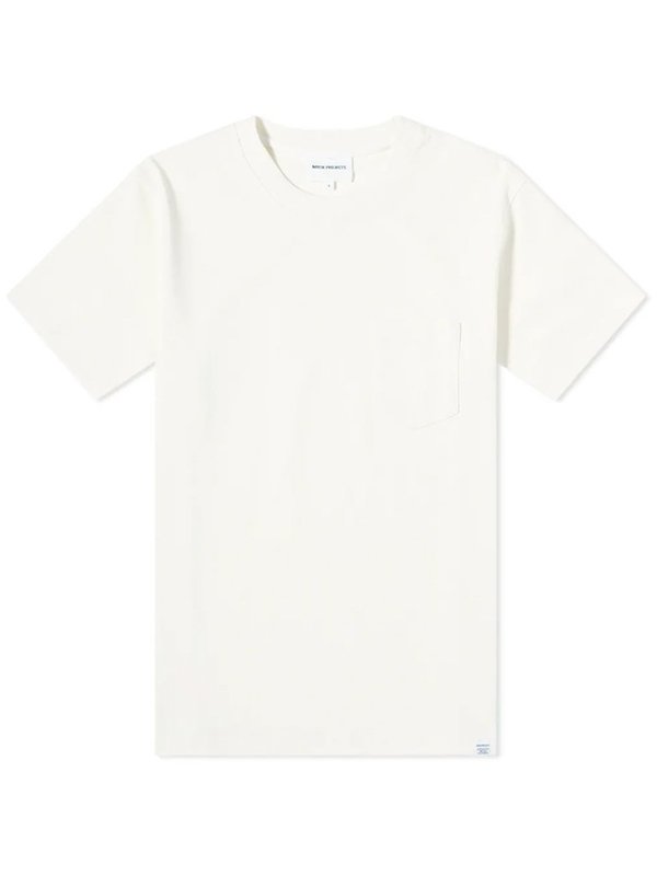 Norse Projects Johannes Pocket T-Shirt - Ecru Norse Projects Johannes Pocket T-Shirt - Ecru