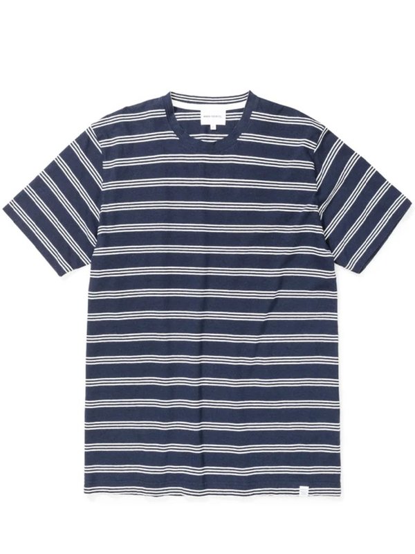 Norse Projects Johannes Stripe T-Shirt - Dark Navy Norse Projects Johannes Stripe T-Shirt - Dark Navy