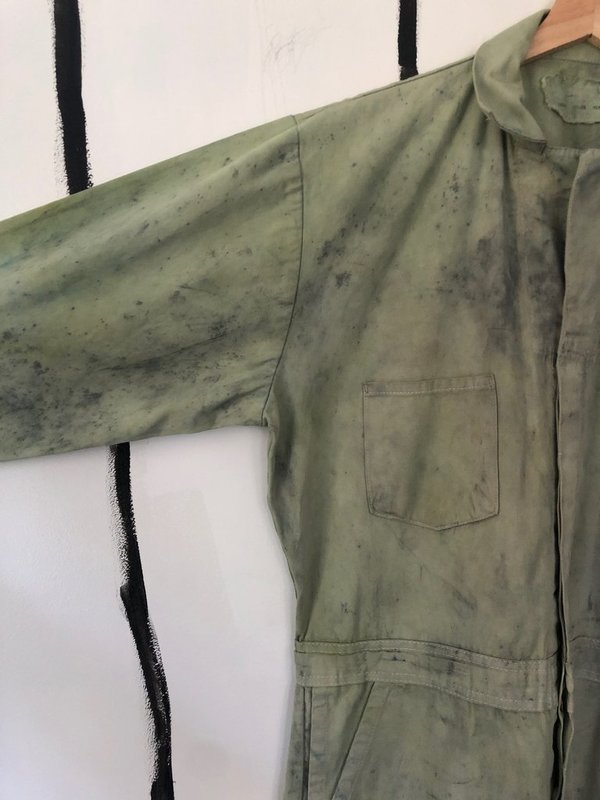 Unisex Audrey Louise Reynolds FORAGED CAMO JUMPSUIT - GREEN Unisex Audrey Louise Reynolds FORAGED CAMO JUMPSUIT - GREEN