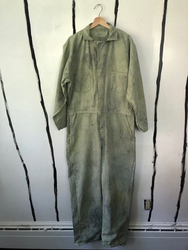 Unisex Audrey Louise Reynolds FORAGED CAMO JUMPSUIT - GREEN Unisex Audrey Louise Reynolds FORAGED CAMO JUMPSUIT - GREEN