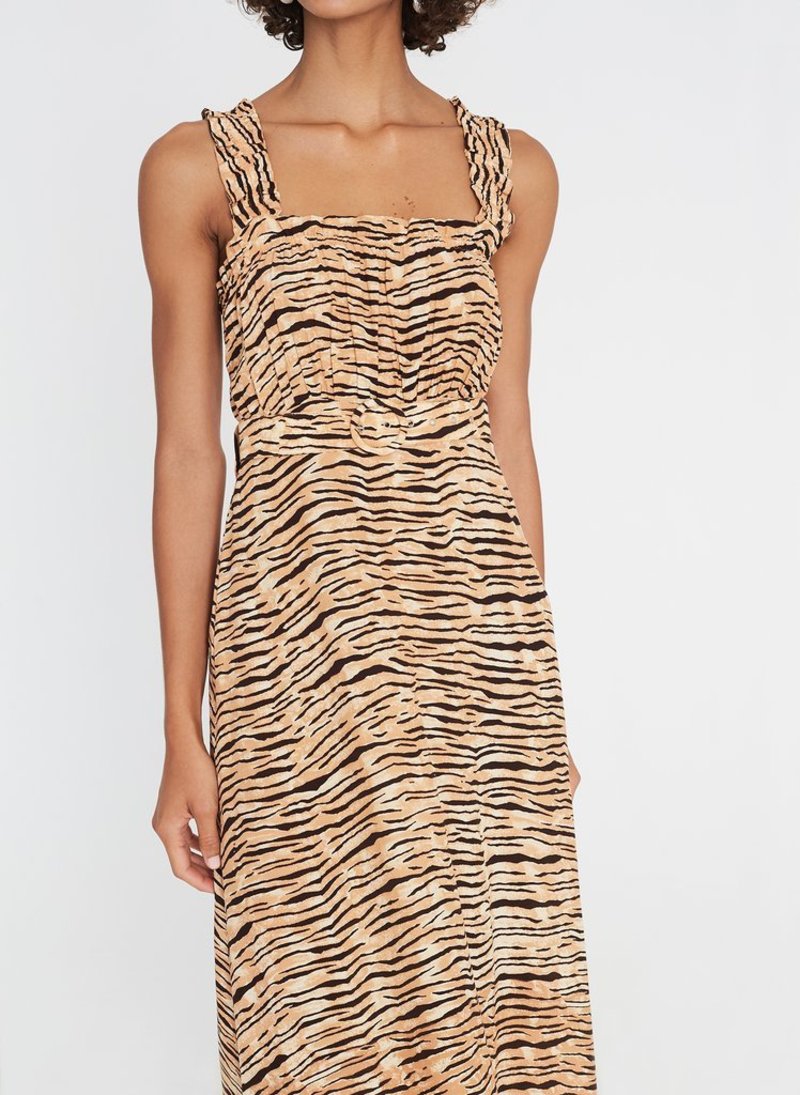 Faithfull The Brand Saint Tropez Midi Dress - Wyldie Animal Print