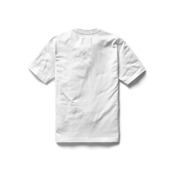 Reigning Champ RC Relaxed Midweight Jersey Tee - White Reigning Champ RC Relaxed Midweight Jersey Tee - White