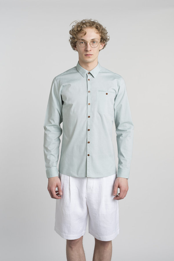 Delikatessen Proper Shirt - Mint Green Delikatessen Proper Shirt - Mint Green