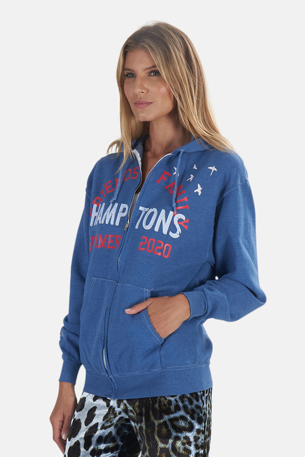 Blue&Cream Friends + Family Hoodie - Heather Blue Blue&Cream Friends + Family Hoodie - Heather Blue