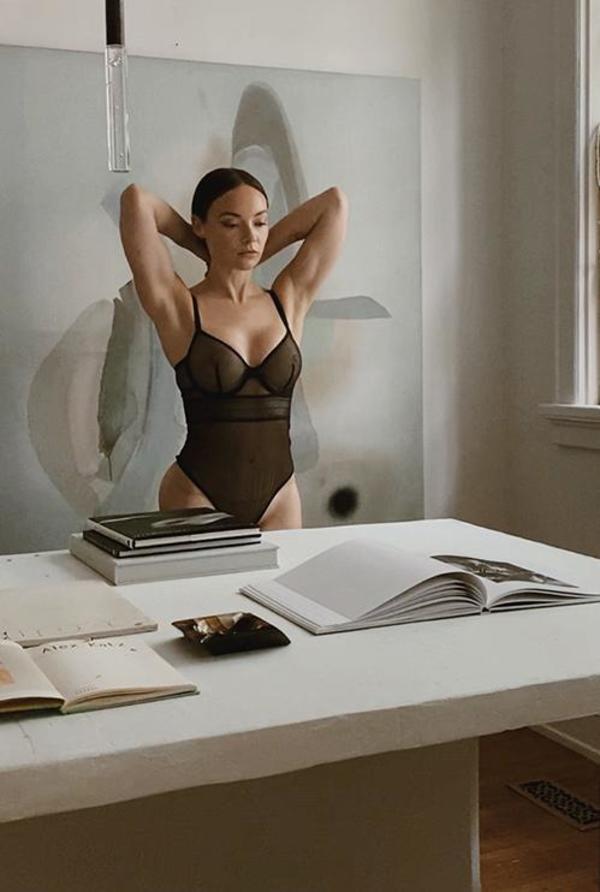 Else Lingerie Bare Underwire Bodysuit - Black Else Lingerie Bare Underwire Bodysuit - Black