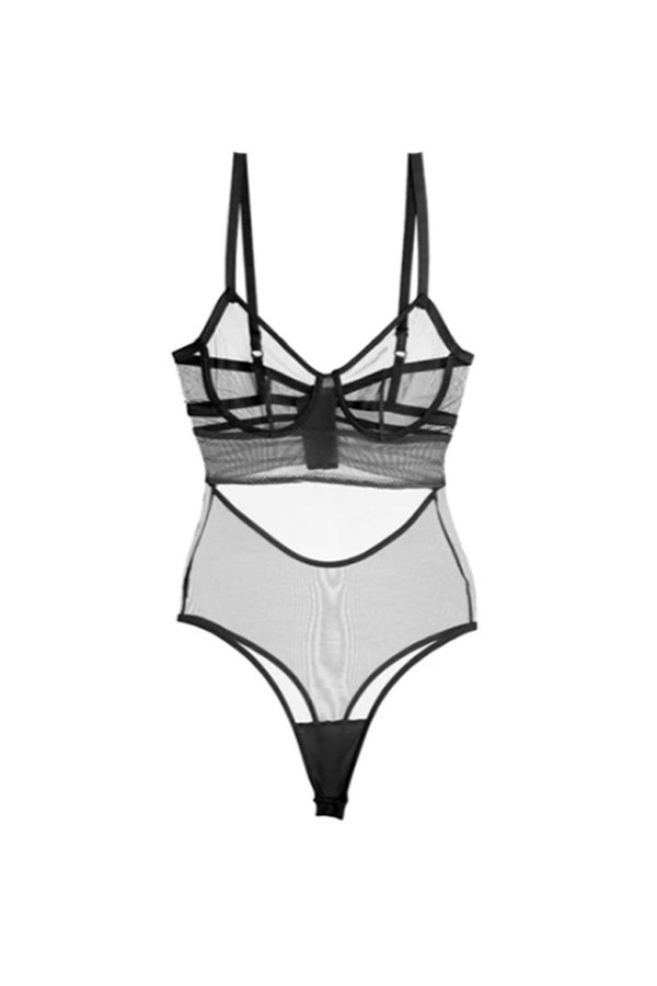 Else Lingerie Bare Underwire Bodysuit - Black Else Lingerie Bare Underwire Bodysuit - Black