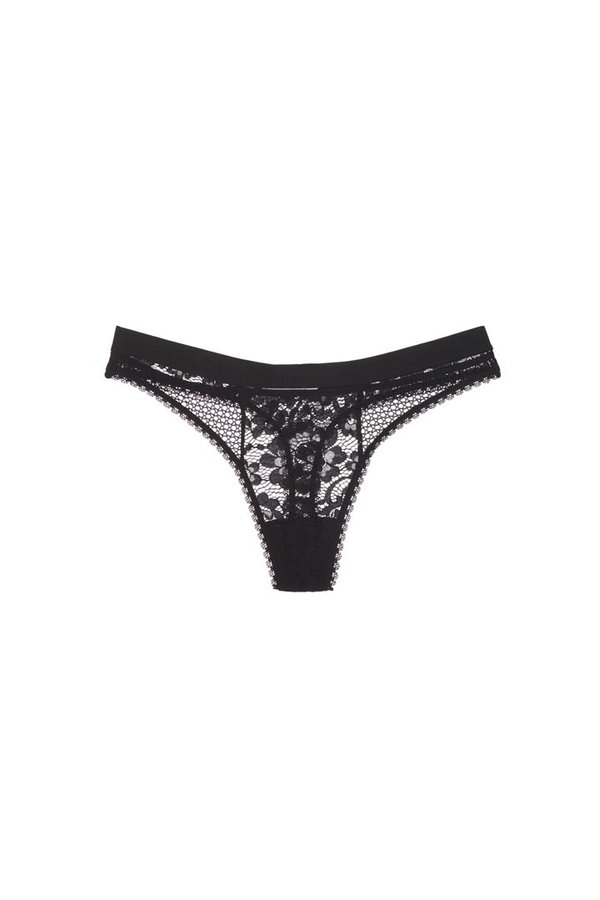 Else Lingerie Petunia Thong - Black Else Lingerie Petunia Thong - Black