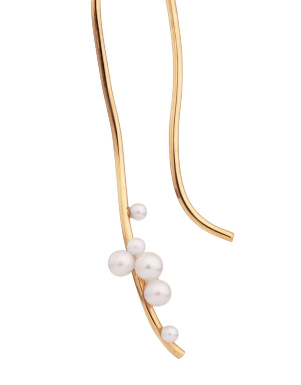 Completed Works Wild Relatives Pearl Earrings - Gold Vermeil Completed Works Wild Relatives Pearl Earrings - Gold Vermeil