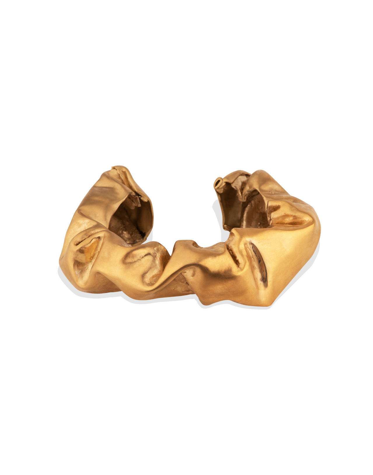 Completed Works Scrunch Cuff Bracelet - Gold Plated | Garmentory