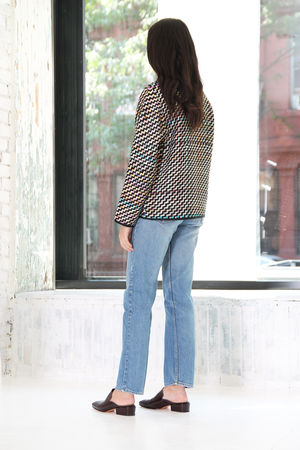 DUO NYC Vintage Silk Woven Jacket DUO NYC Vintage Silk Woven Jacket