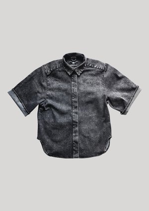 Berenik HIP DENIM BLOUSE - washed black Berenik HIP DENIM BLOUSE - washed black