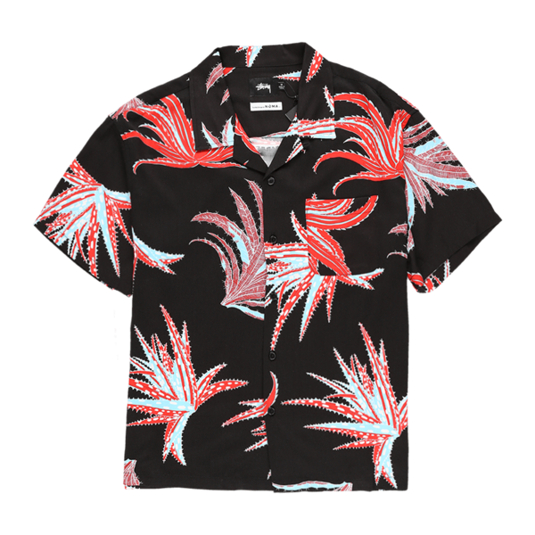 Stussy Cactus Rayon Shirt - Black Stussy Cactus Rayon Shirt - Black