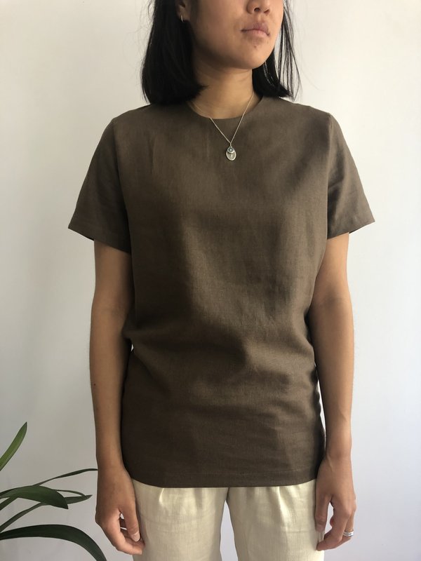 Naike Agathe Top - Brun Naike Agathe Top - Brun