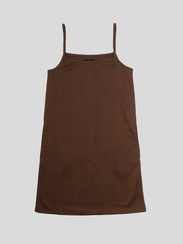 Stussy Tonal Jacquard Dress - Brown | Garmentory