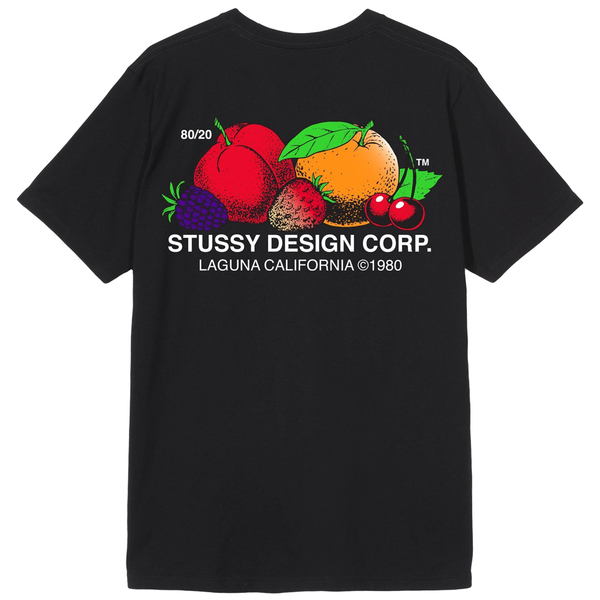 Stussy Stüssy fresh fruit tee - Black Stussy Stüssy fresh fruit tee - Black