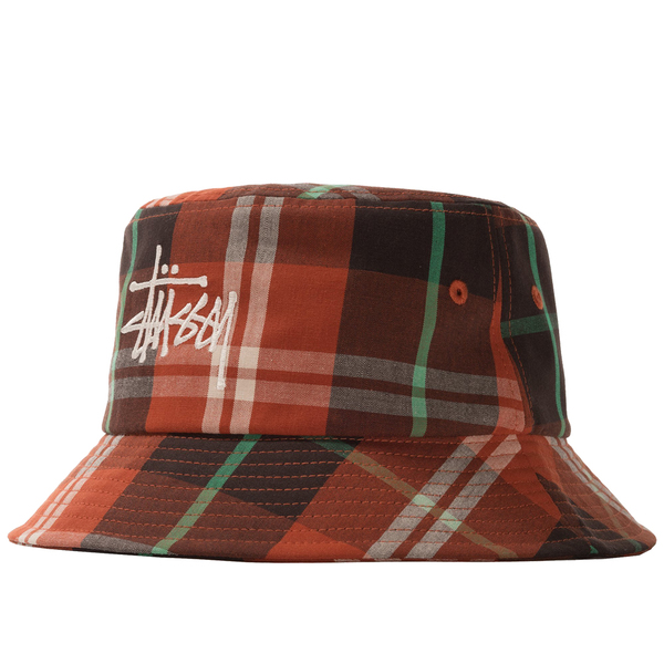 Stüssy big logo madra bucket hat - Orange Stüssy big logo madra bucket hat - Orange