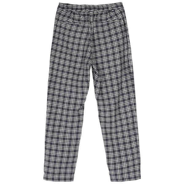 Stüssy plaid linen bryan pant - Navy Stüssy plaid linen bryan pant - Navy