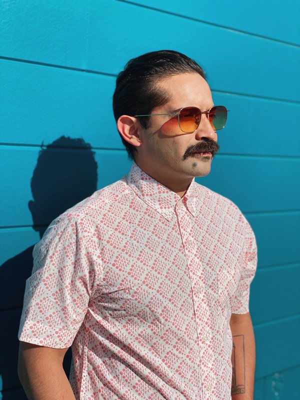 Kardo Don Shirt - Pink Scales Kardo Don Shirt - Pink Scales